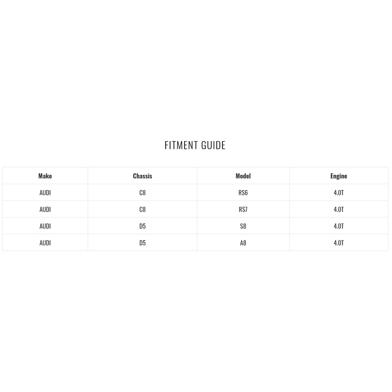 Downpipe Exhaust Manufacturer - OEM/ODM for Audi RS6 RS7 C8 S8 4.0T