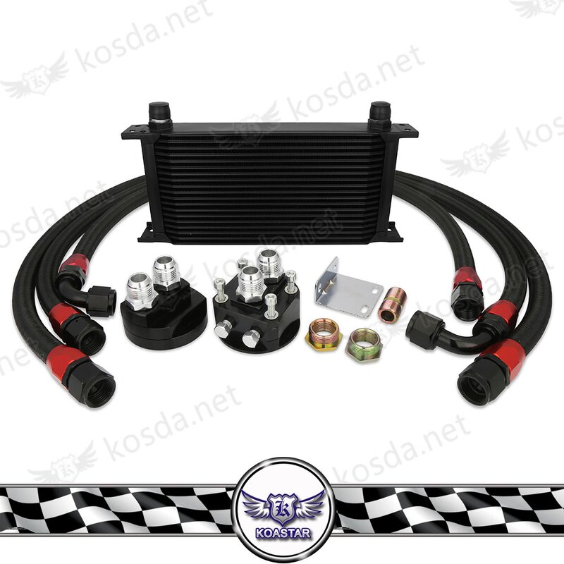 Oil Cooler Manufacturer - OEM/ODM Universal 10AN Plate Type with Filter Plate