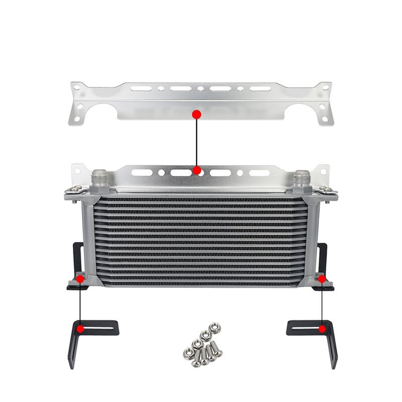 Oil Cooler Bracket Supplier - OEM/ODM Aluminum Mounting for 248mm Cooler