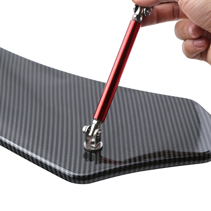 Bumper Lip Support Rod Supplier - OEM/ODM Carbon Fiber Adjustable 4''-6'' Strut