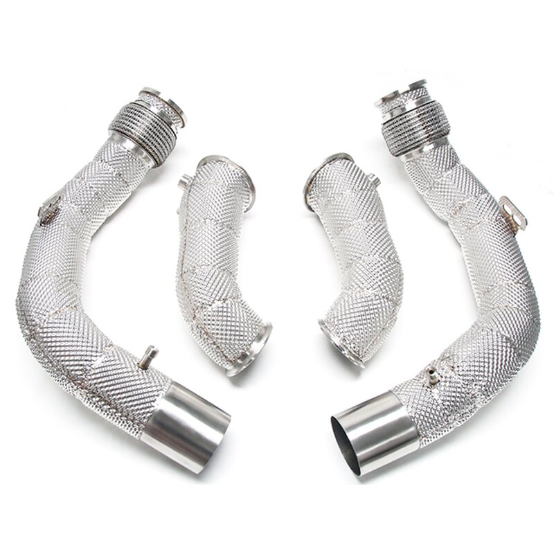 Downpipe Exhaust System Manufacturer - OEM/ODM for BMW F90 M5 S63 4.4T