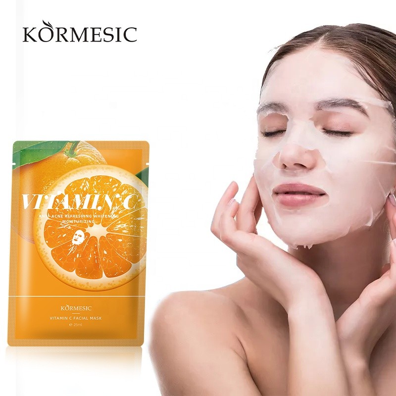 Facial Mask Supplier - Bulk Orange Fruit Brighten Cleansing Oil Control