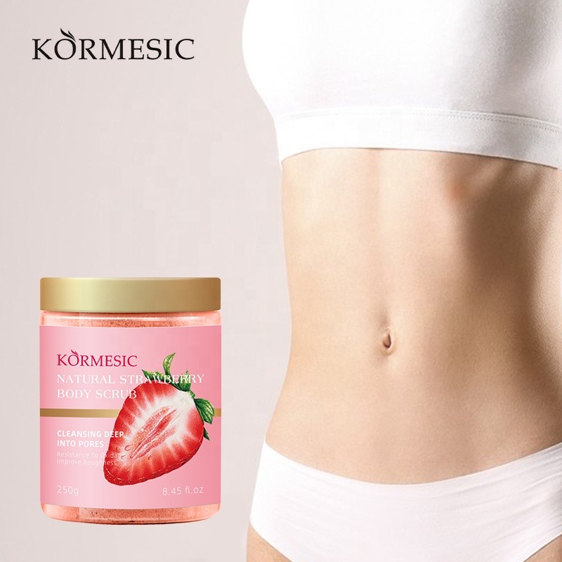 Body Scrub Manufacturer - Bulk Organic Strawberry Exfoliating Whitening