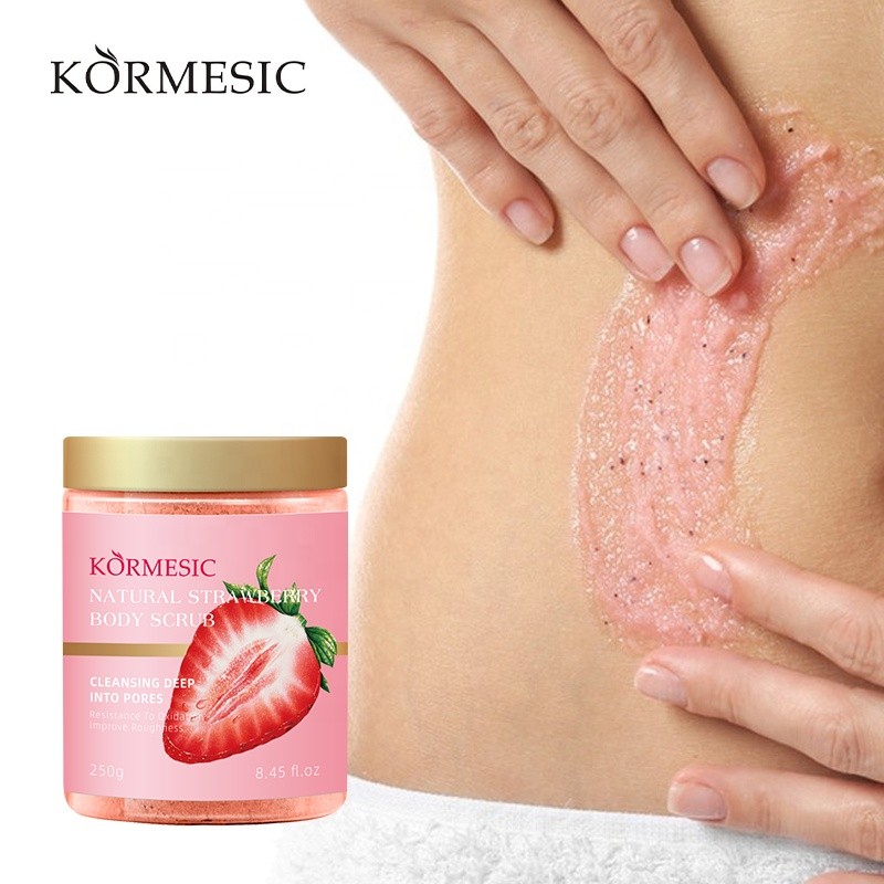 Body Scrub Manufacturer - Bulk Organic Strawberry Exfoliating Whitening