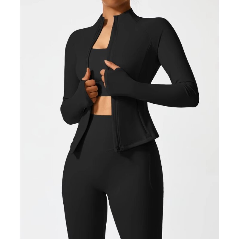 Sports Jacket Manufacturer - OEM/ODM Custom Hot Sale Plus Size Windproof Yoga Set