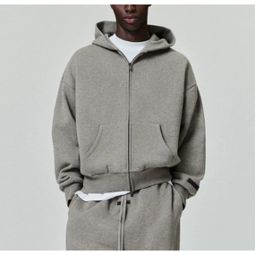 Zip-Up Hoodie Manufacturer - OEM/ODM Classic Full Comfortable Zipper Open Oversized