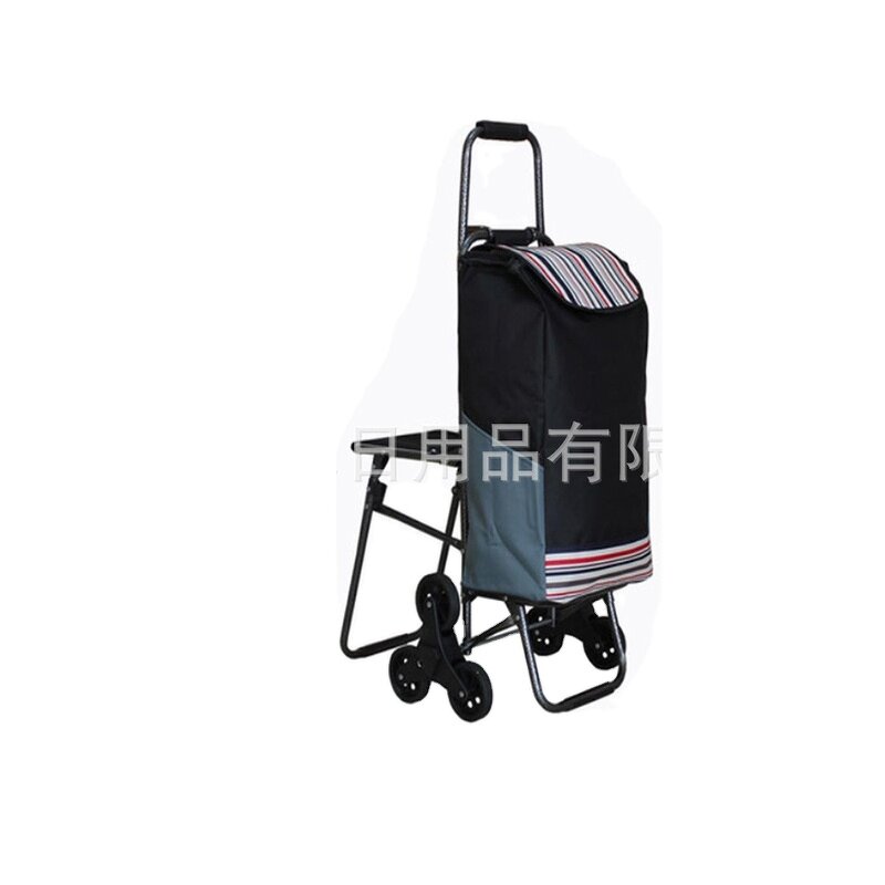 Folding Trolley Manufacturer - OEM/ODM Supermarket Lightweight Portable Travel Cart Bag