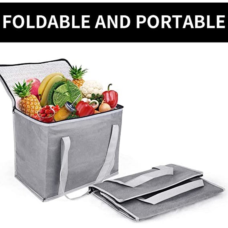 Aluminum Cooler Bag Supplier - OEM/ODM Fashion Attractive Custom Logo Lunch Insulated