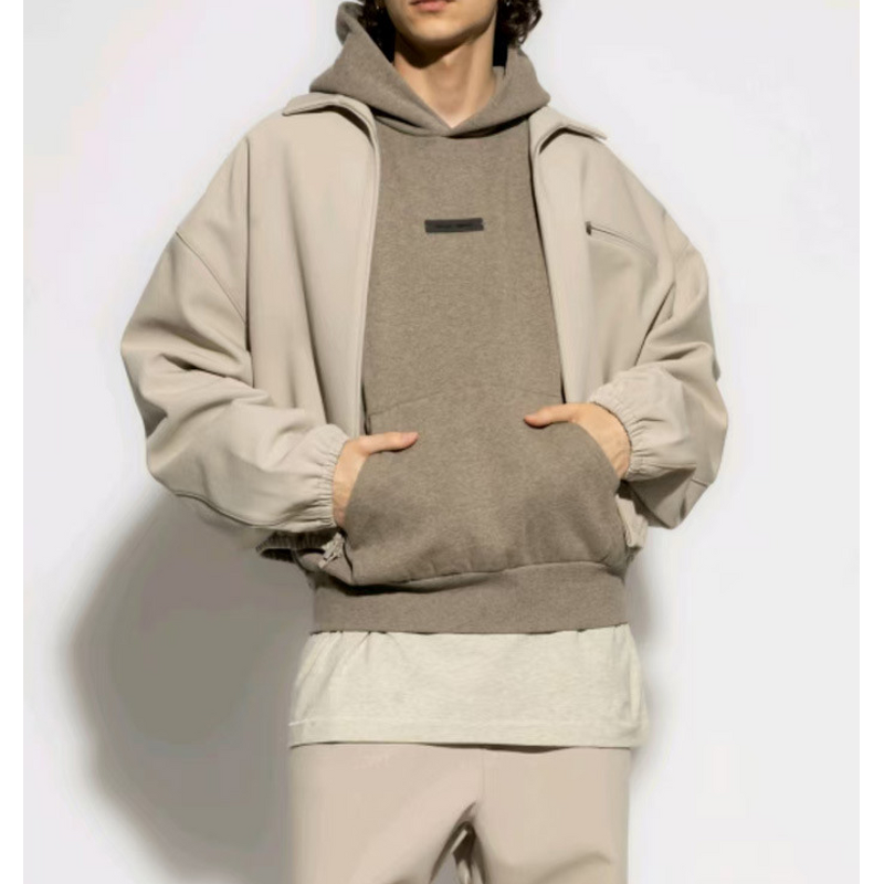 Fleece Hoodie Supplier - OEM/ODM Classic Streetwear Oversized Pullover Terry Winter