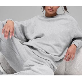 Sweatshirt Factory - Wholesale Custom 100% Cotton Women's Oversized Crewneck