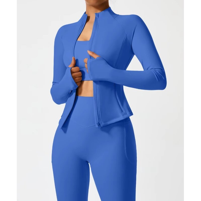 Sports Jacket Manufacturer - OEM/ODM Custom Hot Sale Plus Size Windproof Yoga Set