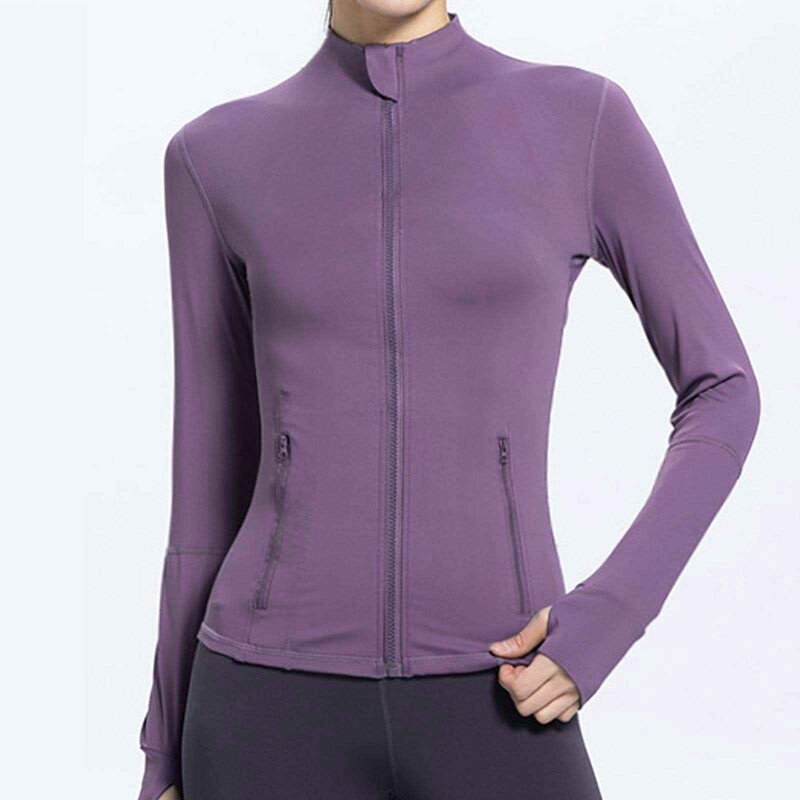 Sports Jacket Factory - OEM/ODM Hot Sale Plus Size Windproof Stand Collar Yoga Set