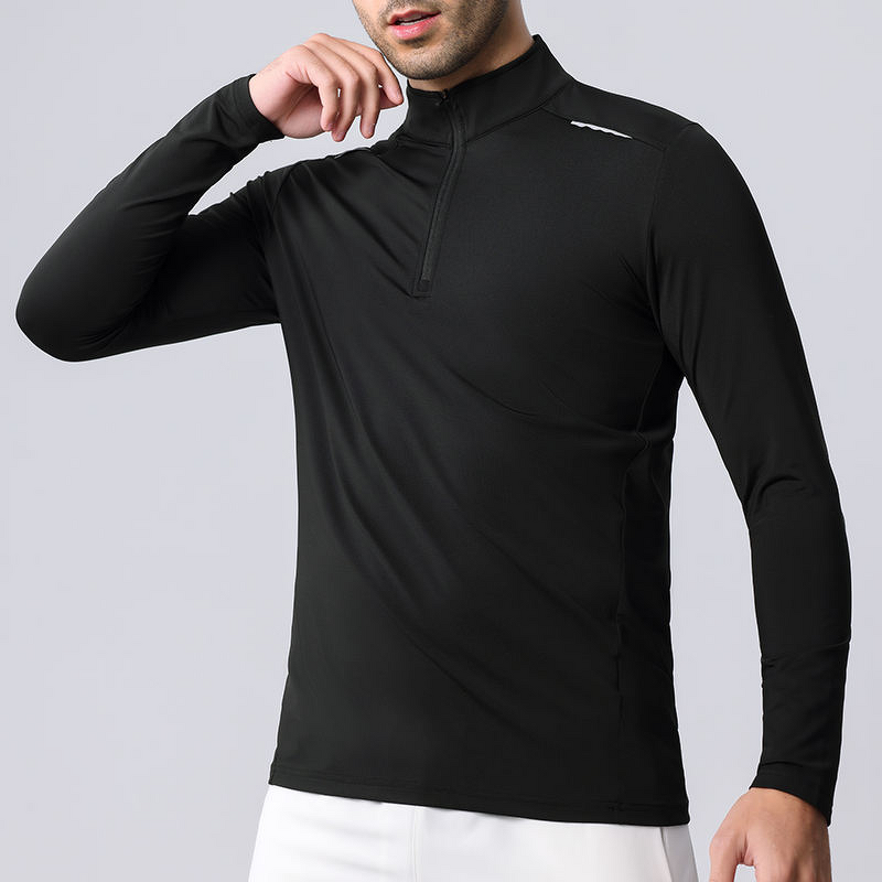 Fleece Pullover Supplier - OEM/ODM Athletic Performance Mens Quick Dry Button-Up