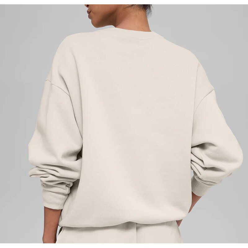 Sweatshirt Supplier - OEM/ODM Custom Logo Anti-Wrinkle Cotton Oversized Crewneck