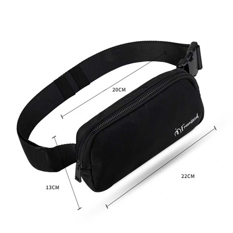 Waist Bag Supplier - OEM/ODM Custom High Quality Nylon Zipper Adjustable Travel
