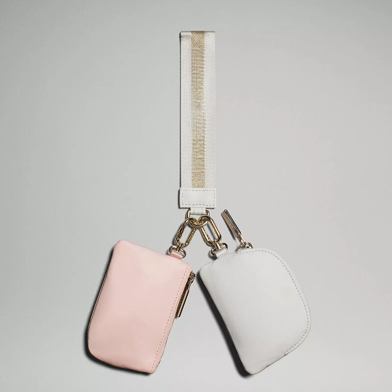 Wallet Wristlet Supplier - OEM/ODM Custom Logo Unisex Dual Bag Zipper for Yoga