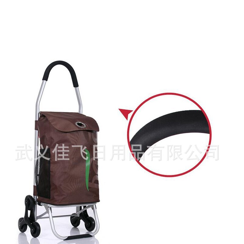 Shopping Cart Supplier - OEM/ODM High Quality 6-Wheel Folding Trolley Outdoor Bag