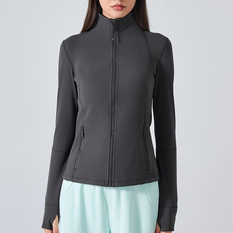 Sports Jacket Factory - OEM/ODM Hot Sale Plus Size Windproof Stand Collar Yoga Set