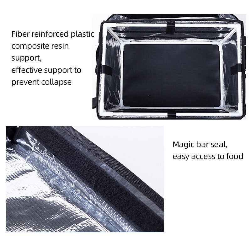 Food Delivery Bag Supplier - Wholesale Durable 500d Non Woven Insulated Pizza Bag