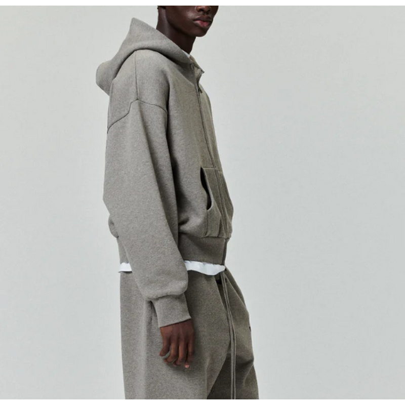 Zip-Up Hoodie Manufacturer - OEM/ODM Classic Full Comfortable Zipper Open Oversized