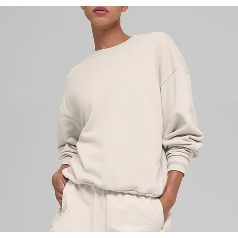 Sweatshirt Factory - Wholesale Custom 100% Cotton Women's Oversized Crewneck