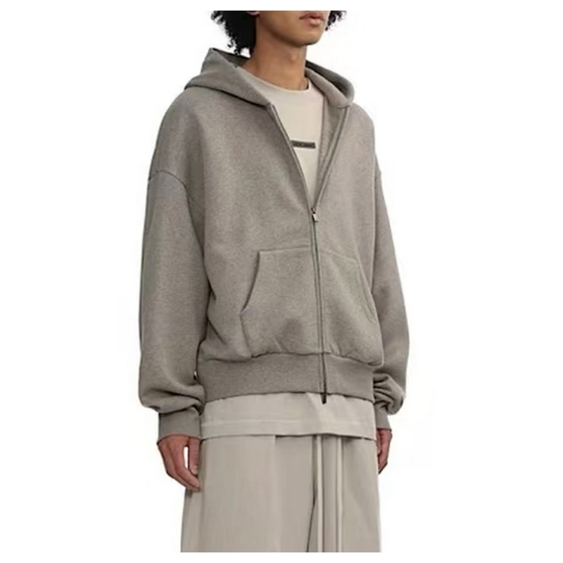 Zip-Up Hoodie Manufacturer - OEM/ODM Classic Full Comfortable Zipper Open Oversized