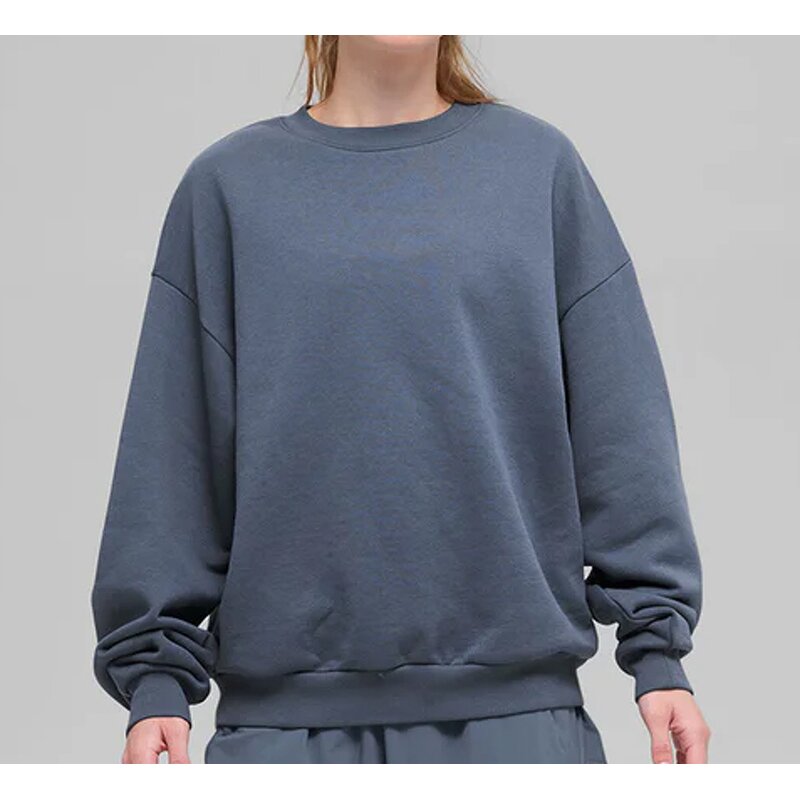 Sweatshirt Factory - OEM/ODM Custom Women Drop Shoulder Oversized Crewneck