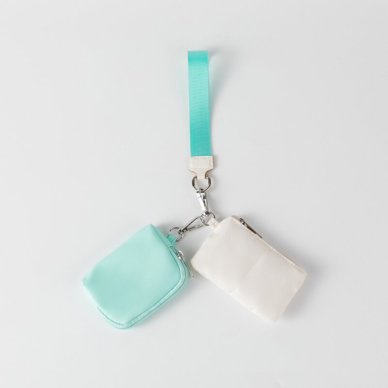Key Chain Bag Manufacturer - OEM/ODM Hot-Selling Mini Change Storage Dual Wristlet