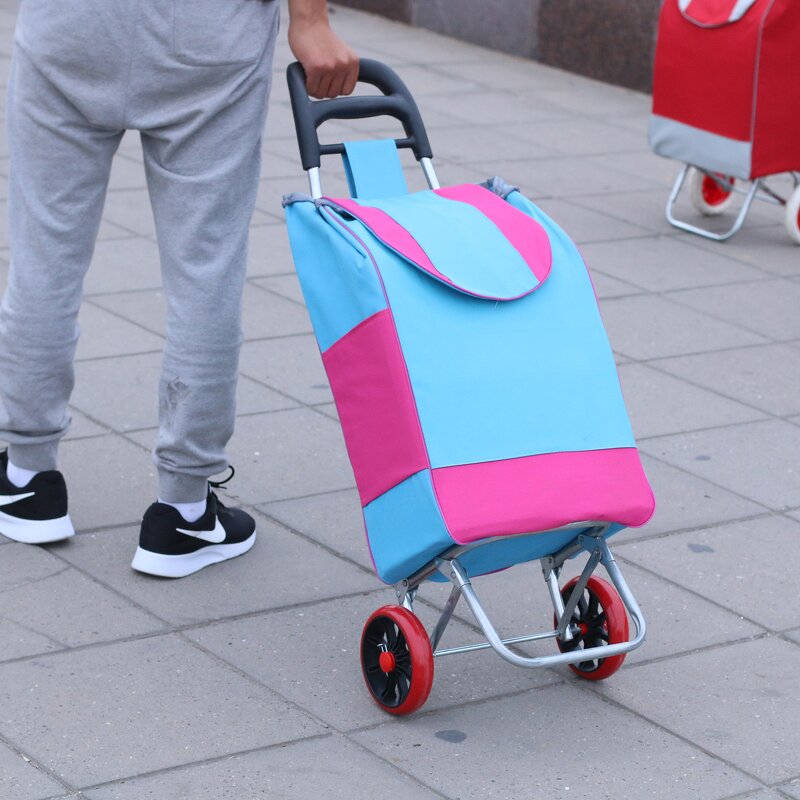 Shopping Cart Manufacturer - Factory Custom Direct Sales Trolley Bag with Wheels