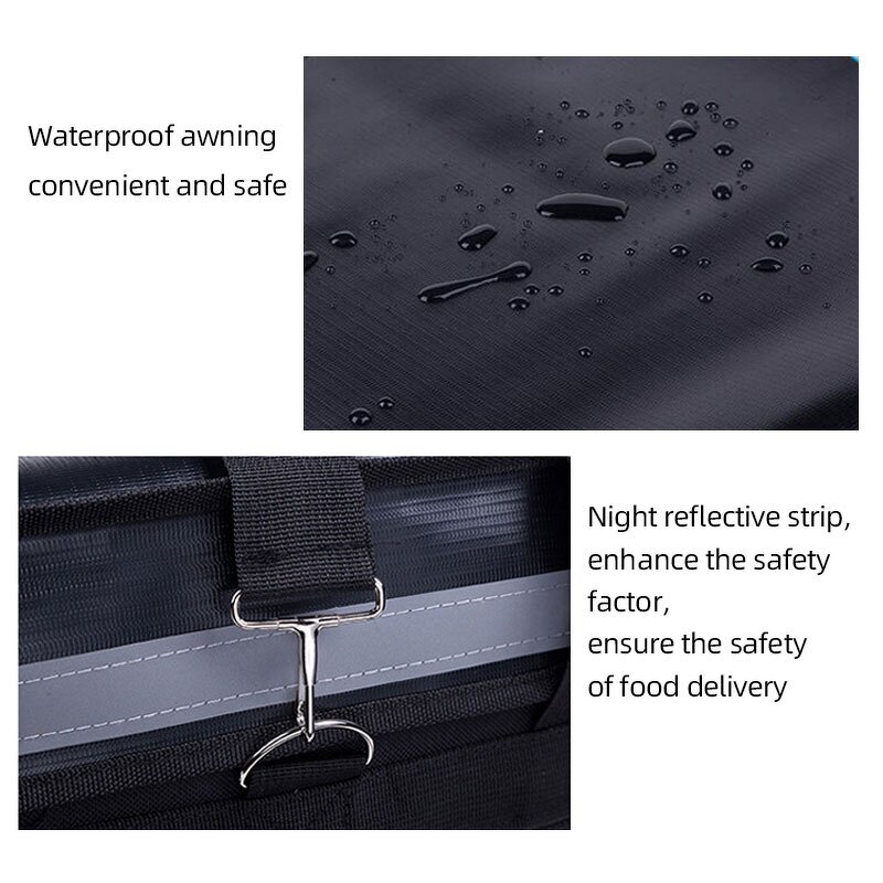 Food Delivery Bag Supplier - Wholesale Durable 500d Non Woven Insulated Pizza Bag