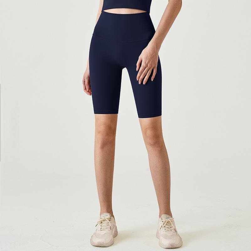 Yoga Leggings Shorts Manufacturer - OEM/ODM Custom High Waist Quick-Drying Nylon Hip-Lifting