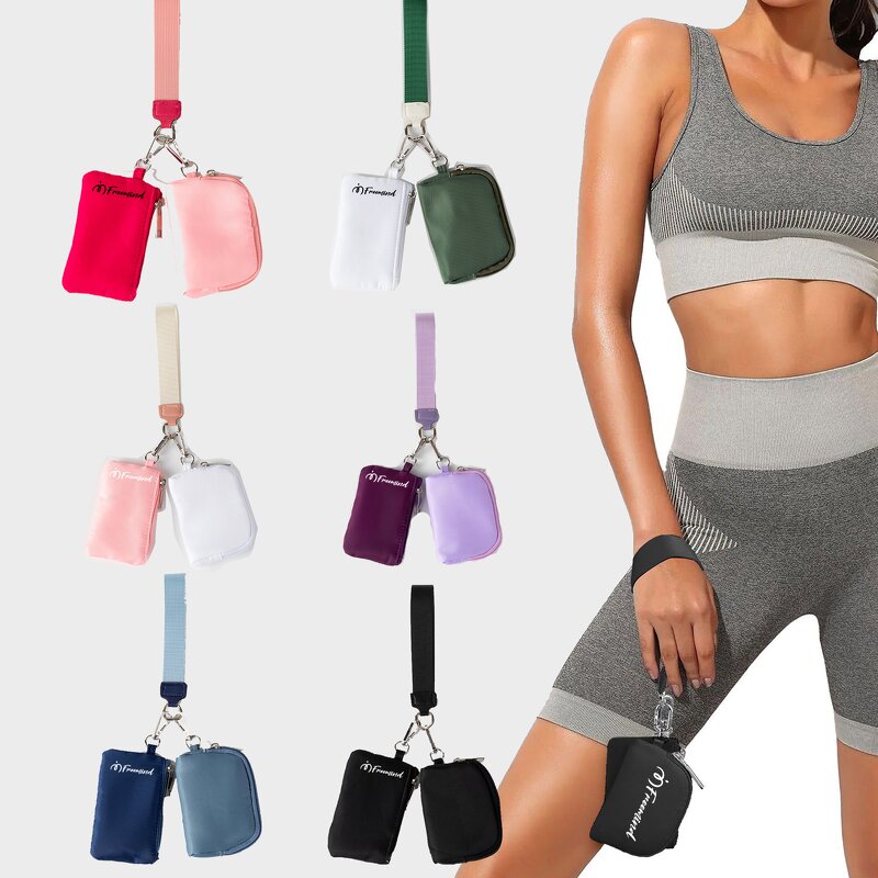 Key Chain Bag Supplier - OEM/ODM Mini Portable Change Storage Zipper Closure