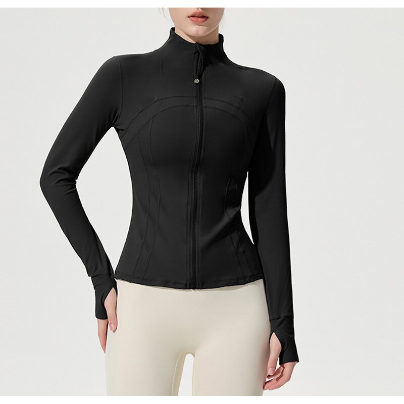 Gym Jacket Supplier - Factory Direct Women's Seamless Breathable Yoga Set
