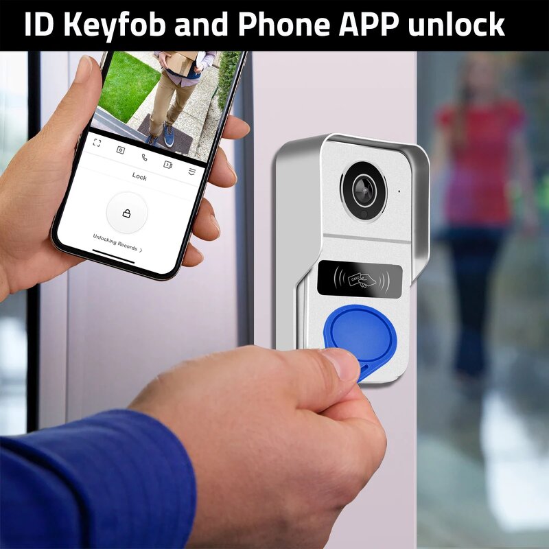 Doorbell Intercom System Supplier - OEM/ODM Color HD Tuya APP Remote WiFi Visual Bell