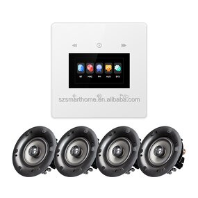 Music Host Supplier - OEM/ODM 4-Inch IPS Smart Music Remote Control 2x25W Wall