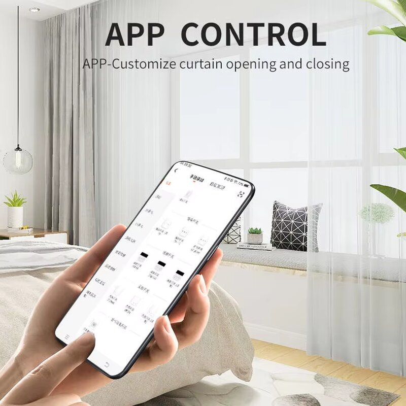 Smart Curtain Motor Supplier - OEM/ODM Tuya Smart Life App Wifi Zigbee for Hotels