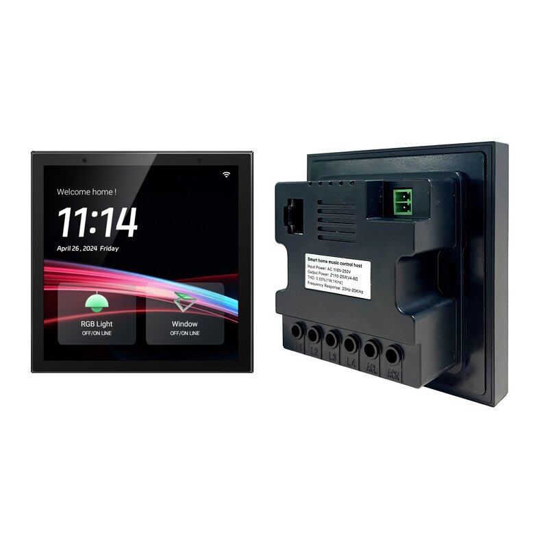 Smart Control Panel Factory - OEM/ODM Tuya 4-Inch Multi-Functional Music WiFi IPS Display