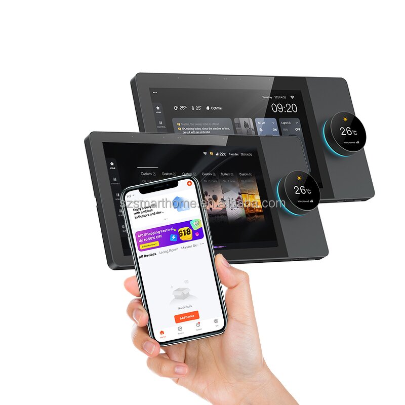 Smart Home Control Panel Factory - OEM/ODM 8-inch Smart Panel Zigbee Gateway Android Usb