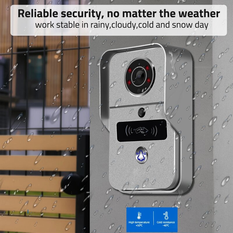 Doorbell Intercom System Supplier - OEM/ODM Color HD Tuya APP Remote WiFi Visual Bell