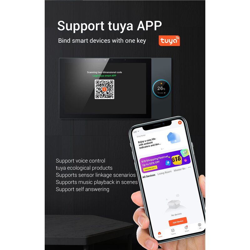 Wall Central Control Factory - OEM/ODM Multi-function Touch Screen Zigbee Gateway Host