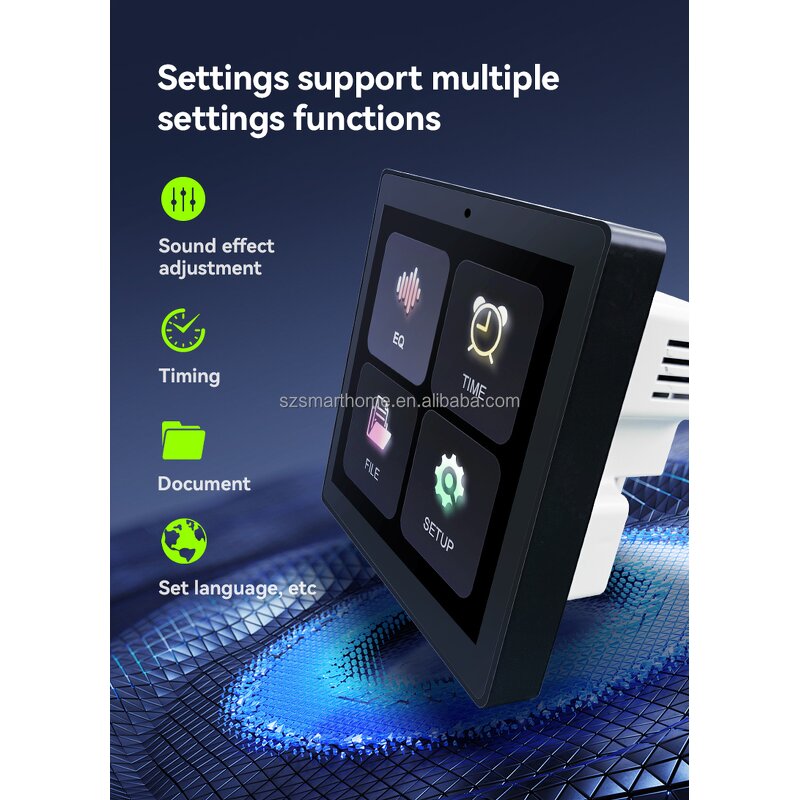 Smart Switch Module Supplier - OEM/ODM 4x25W Android OS IPS Display 2-Zone Music