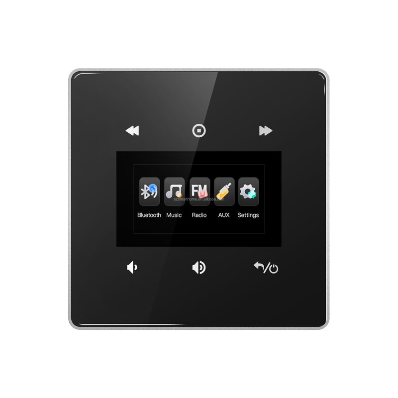 Audio Amplifier Set Factory - OEM/ODM 4-Inch Smart Home 2x25W Wall-Mounted Music Host