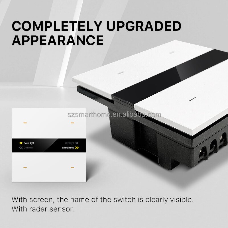 Smart Wall Switch Manufacturer - OEM/ODM 4 Gang Tuya Zigbee Home Automation Interruptor