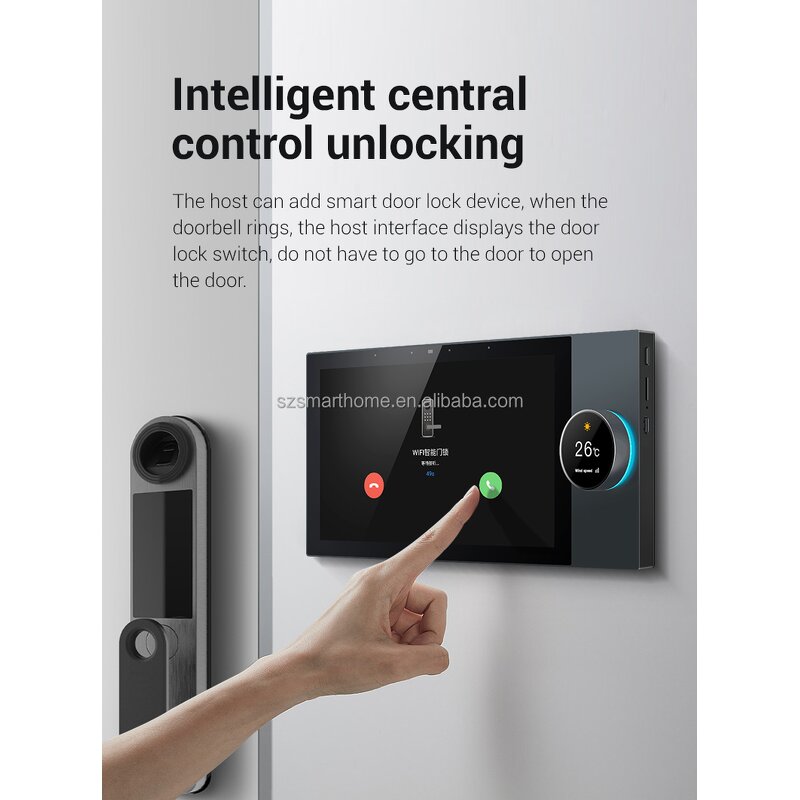 Touch Control Screen Manufacturer - OEM/ODM New 8'' Tuya HD LCD Touch with Zigbee Gateway