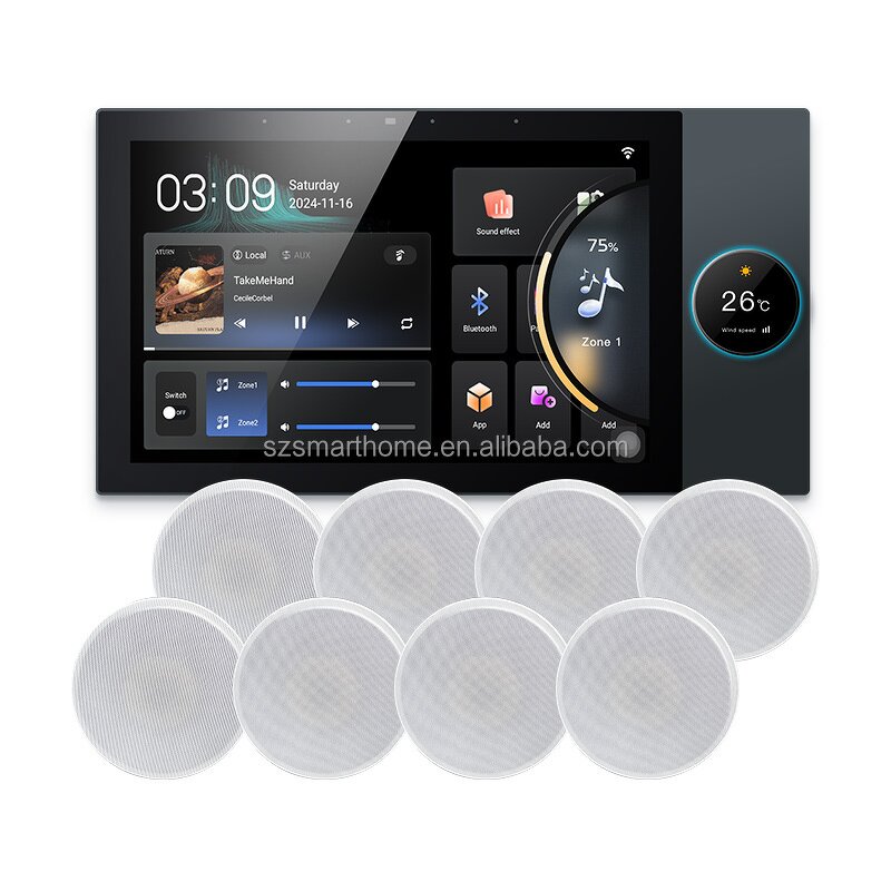 Smart Home Theater Manufacturer - OEM/ODM 8-Channel 10-Inch Touch Screen Music System