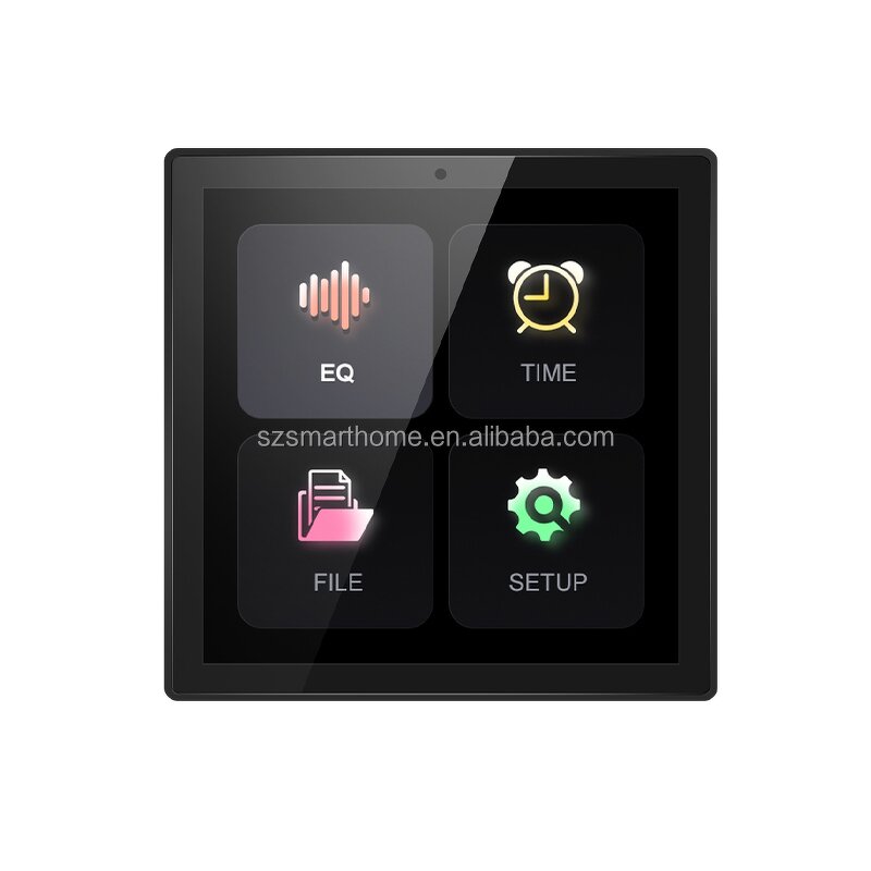 Control Panel Manufacturer - OEM/ODM 4-Inch Touch Screen Hotel Control Panel FM Radio