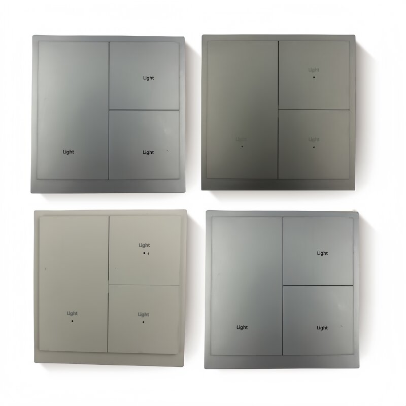 Smart Wall Switch Factory - OEM/ODM European Standard Glass PC Panel Double Pole 10A