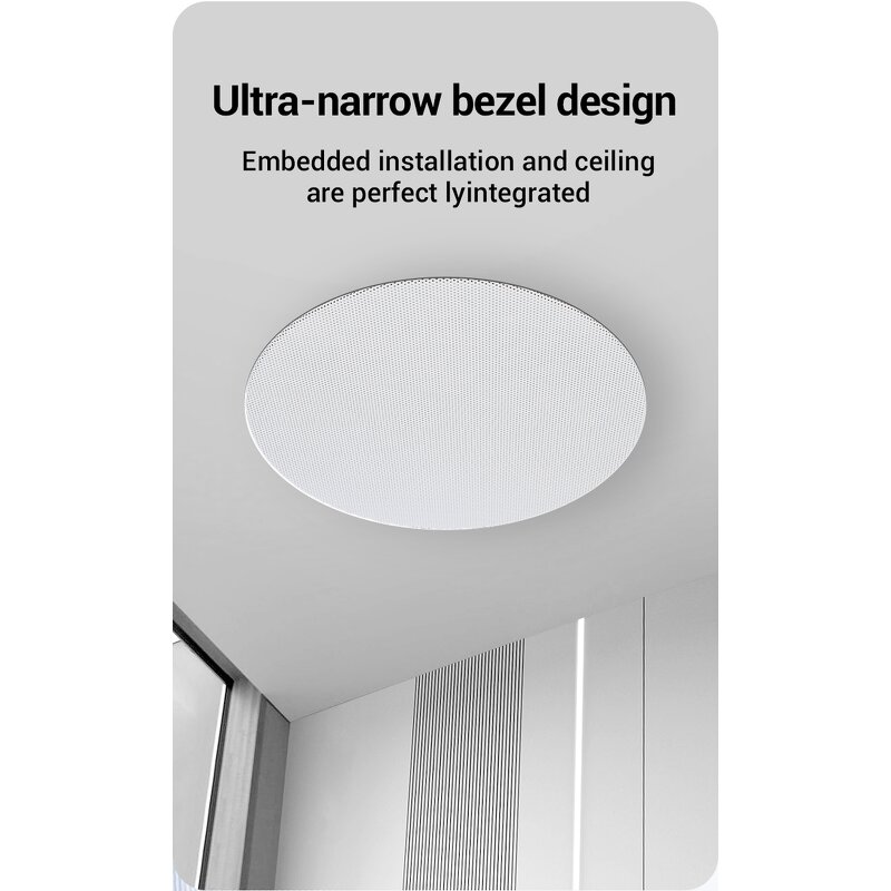 In-Wall Amplifier Manufacturer - OEM/ODM 5.25 Inch OLED BLE Wireless Music Amplifier