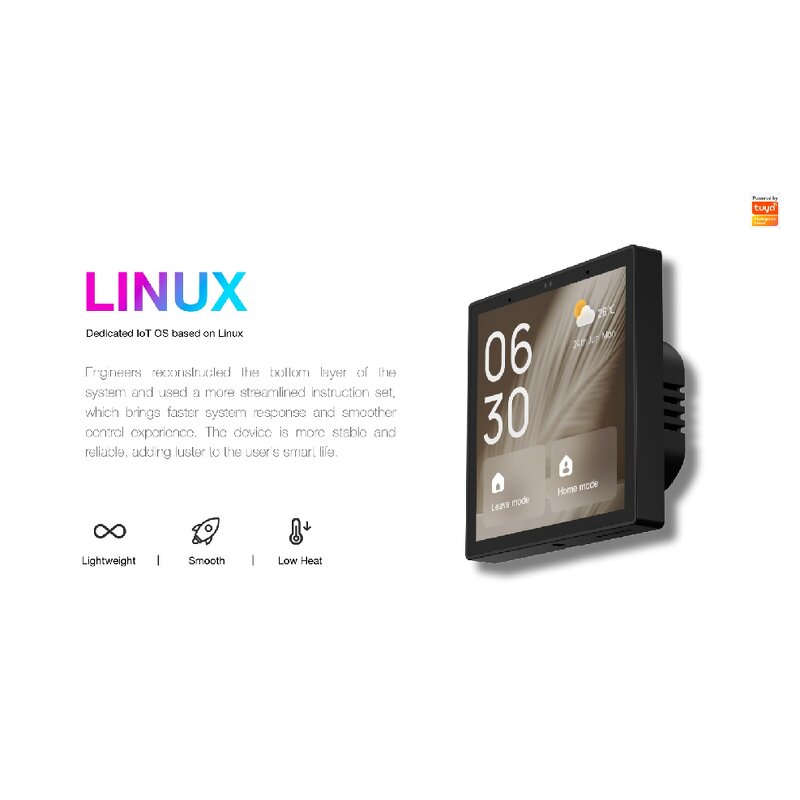 Control Panel Factory - OEM/ODM 2025 EU Tuya 4 Inch PC Touch Screen Linux Gateway