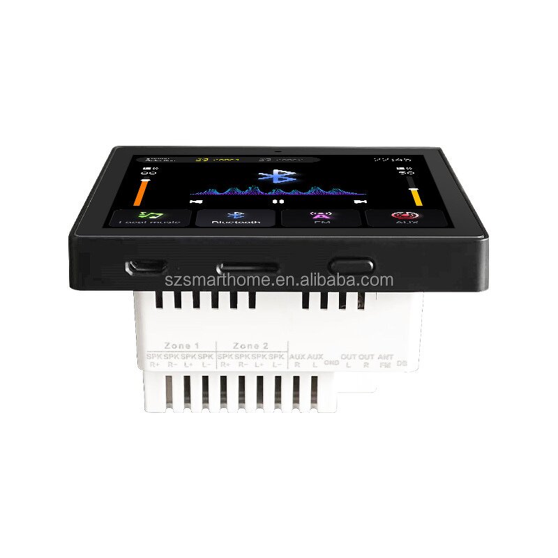 Music Host Supplier - OEM/ODM Remote Touch Control Wi-Fi Wall Mount Amplifier 2-Zone